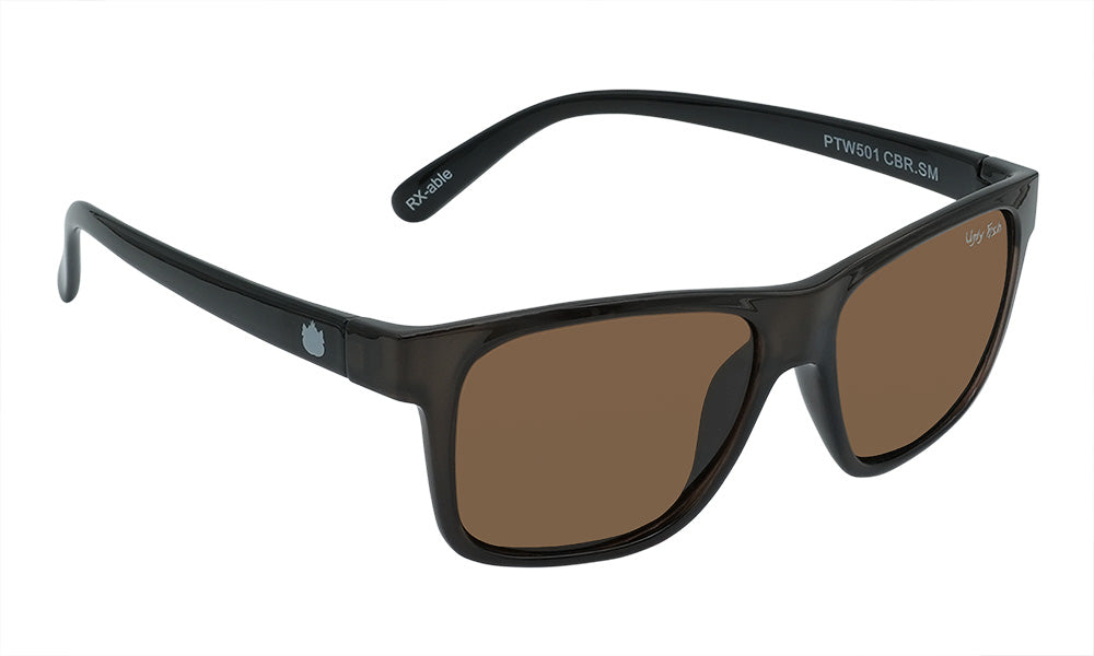 Ugly Fish Tween Polarised PTW501 CBR.BR Crystal Brown Frame/ Brown Lens - Blue Star Eyewear
