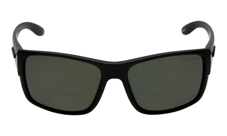 Ugly Fish Bifocal Polarised ATLAS BIFOCAL MBL.SM+AR+2.00 Matt Black Frame/ Smoke Lens - Blue Star Eyewear