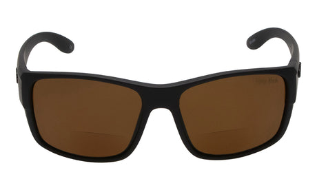 Ugly Fish Bifocal Polarised ATLAS BIFOCAL MBL.BR+AR+2.50 Matt Black Frame/ Brown Lens - Blue Star Eyewear