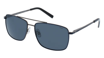 INVU Ultra Polarised Sunglasses  -  B1305B Gun/Blue w/  Solid Smoke