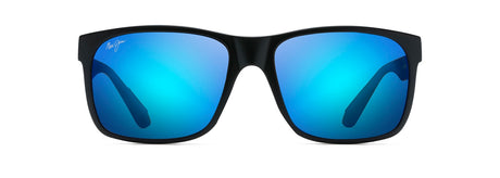 Maui Jim Red Sands B432-2M Matte Black  / Blue Hawaii Polarised - Blue Star Eyewear