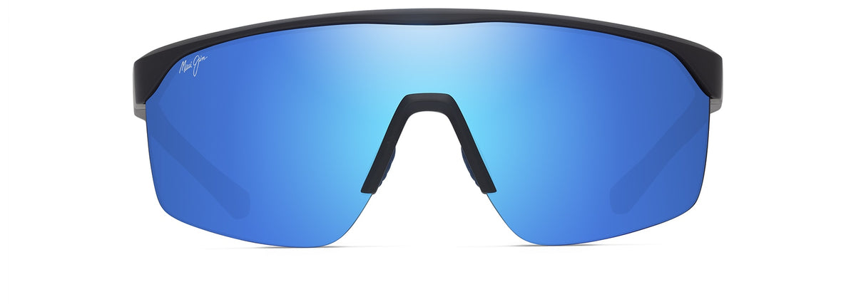Maui Jim Paluna B595-02A Matte Black/ Blue Hawaii