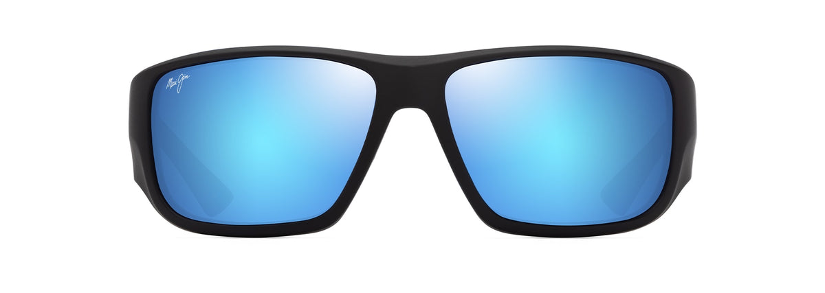 Maui Jim Keha B663-02 Matte Black/ Blue Hawaii