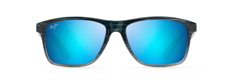 Maui Jim Onshore B798-03S Blue Black Stripe Fade  / Blue Hawaii Polarised - Blue Star Eyewear