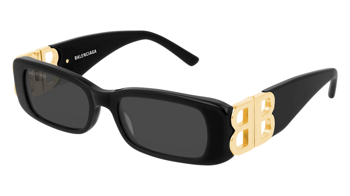 Balenciaga BB0096S Black/ Grey Lens