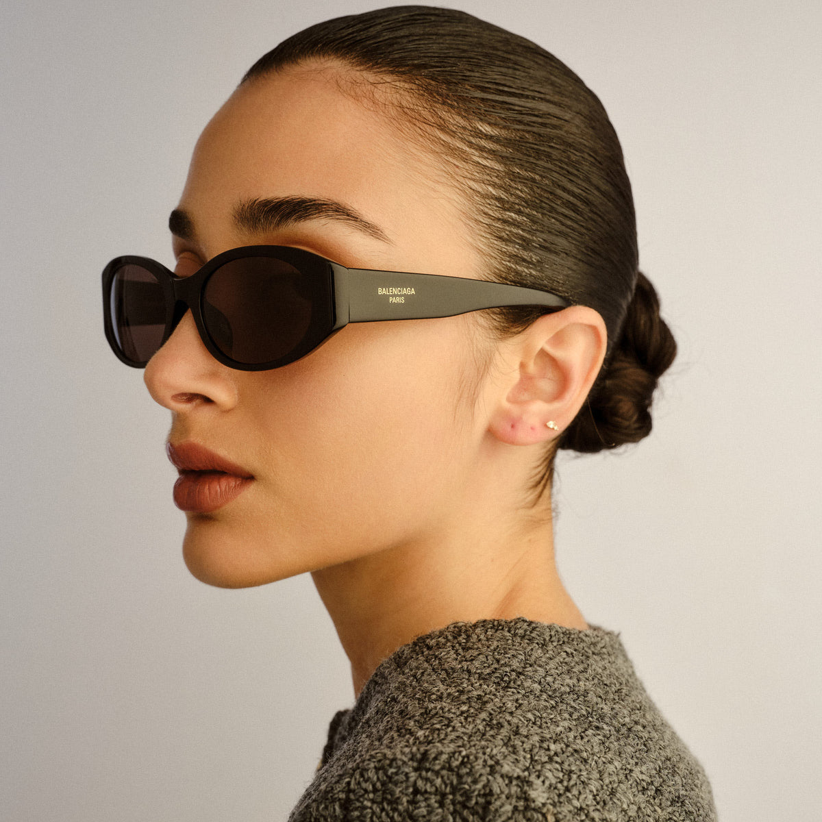 Balenciaga BB0369SK001 Black/ Grey Lens