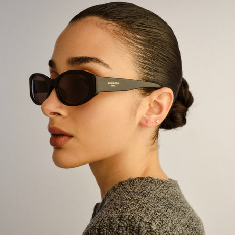 Balenciaga BB0369SK001 Black/ Grey Lens