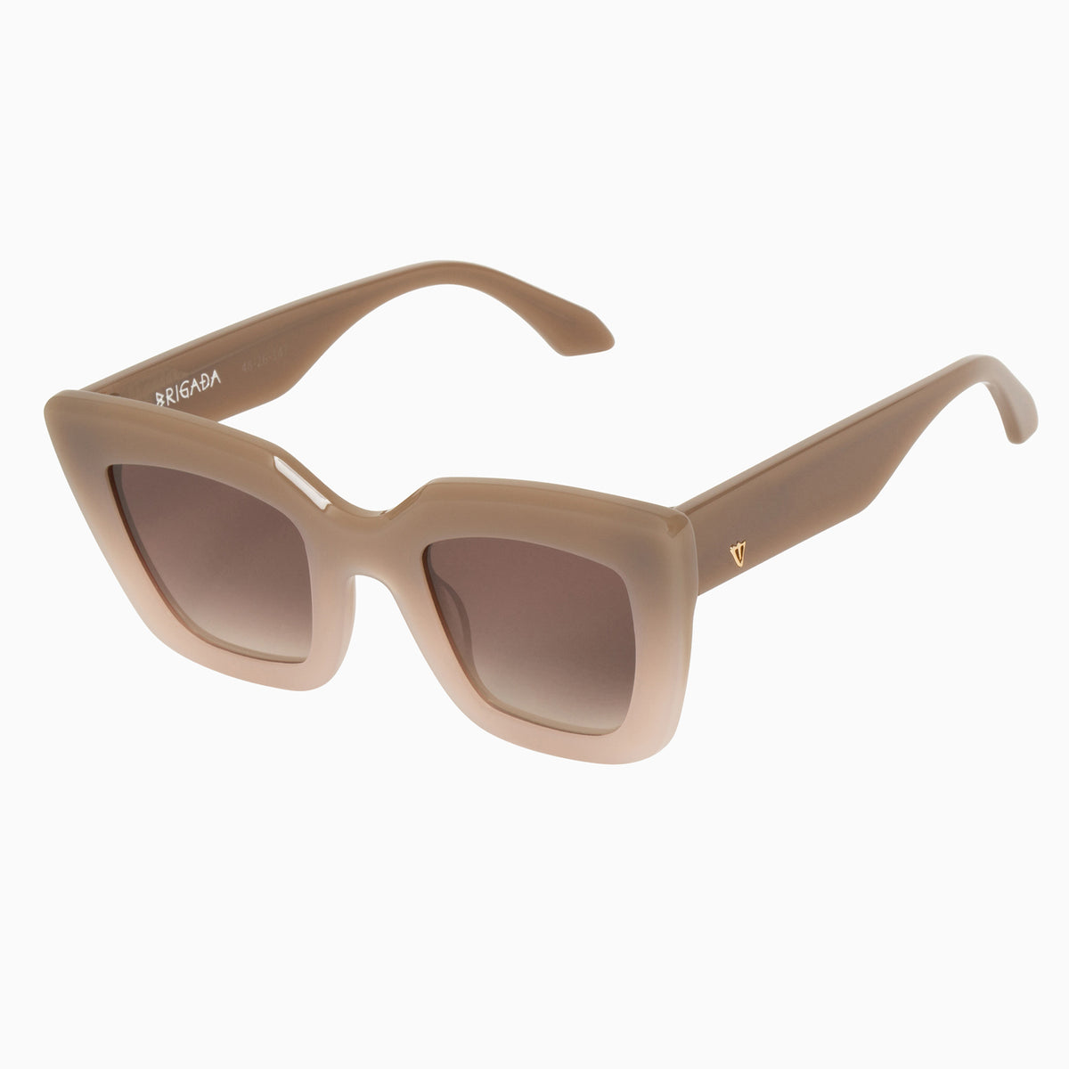 Valley - BRIGADA - Toffee Fade to Ivory / Brown Gradient Lens