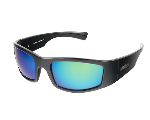 Spotters Coyote+ Gloss Black Nexus - Blue Star Eyewear