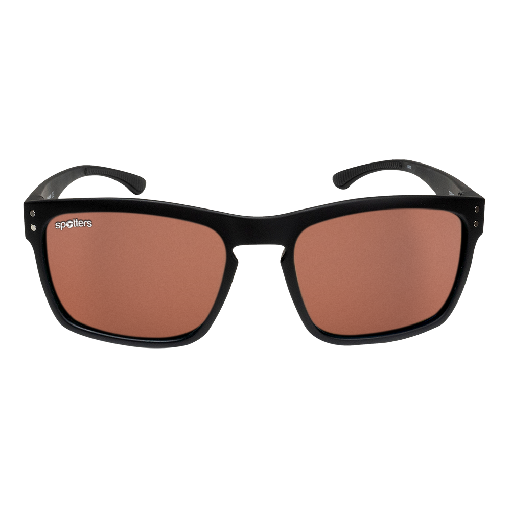 Spotters Crypto Matt Black Halide - Blue Star Eyewear