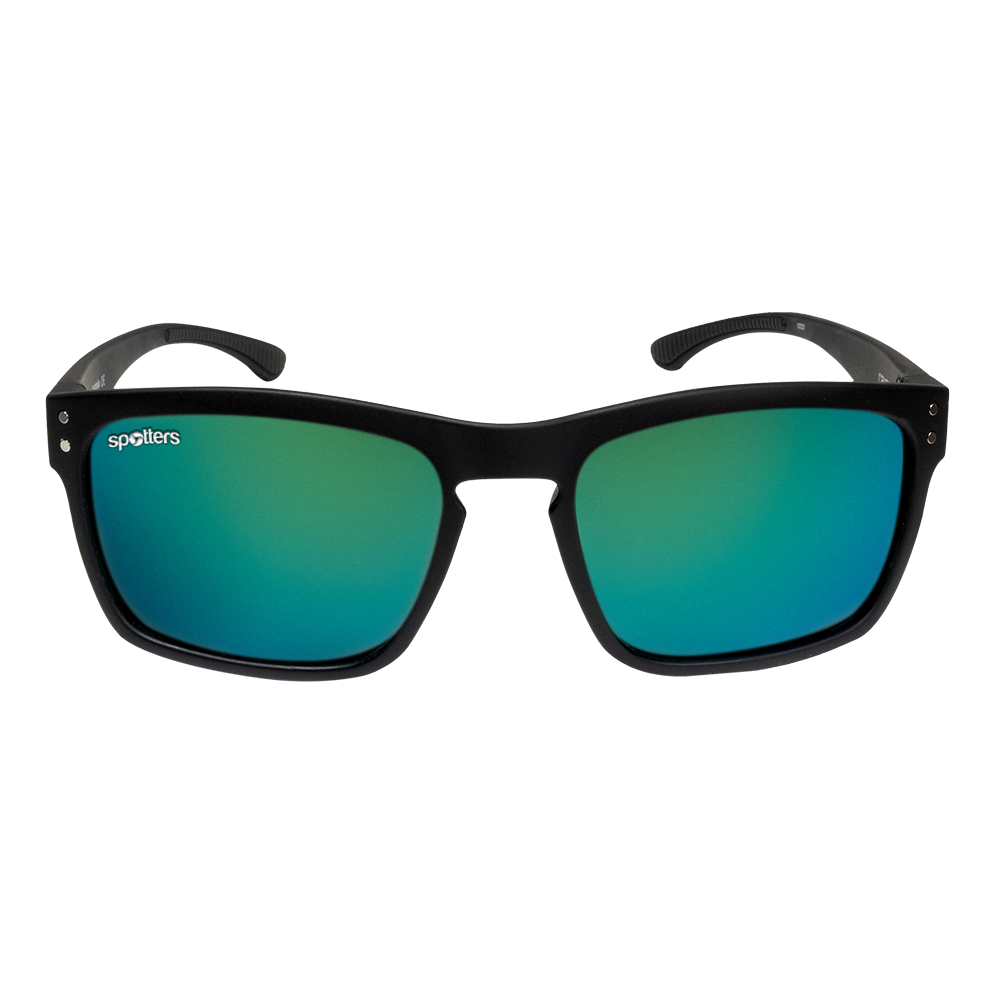 Spotters Crypto Matt Black Nexus - Blue Star Eyewear