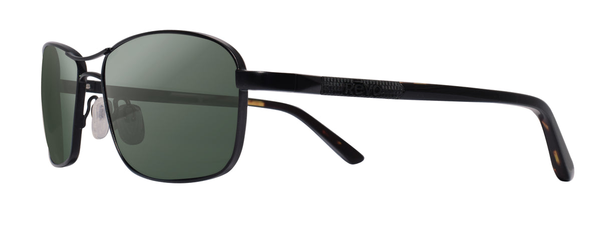 Revo Clive Satin Black Smoky Green SG50 - Blue Star Eyewear