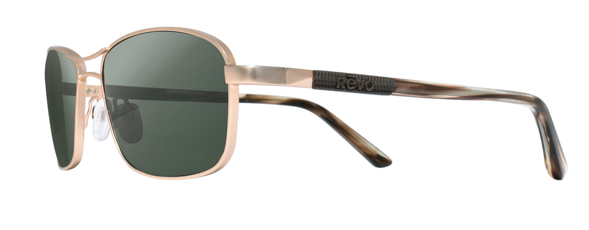 Revo Clive Satin Gold Smoky Green SG50 - Blue Star Eyewear