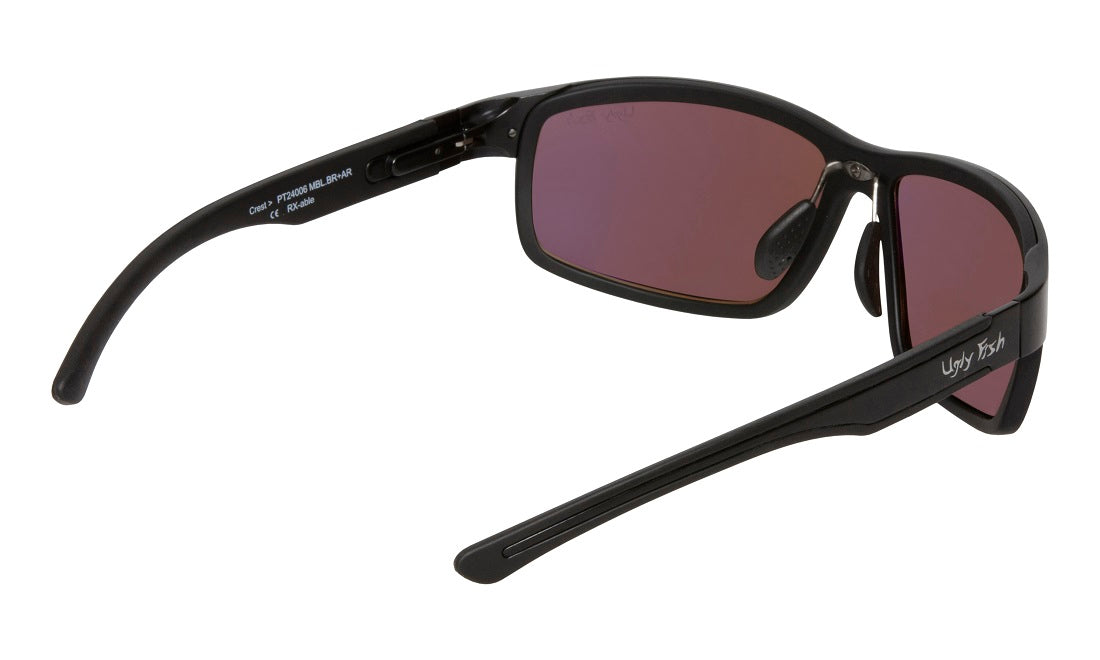 Ugly Fish Nylon Polarised CREST PN24006 MBL.BR+AR Matt Black Frame/ Brown Lens - Blue Star Eyewear