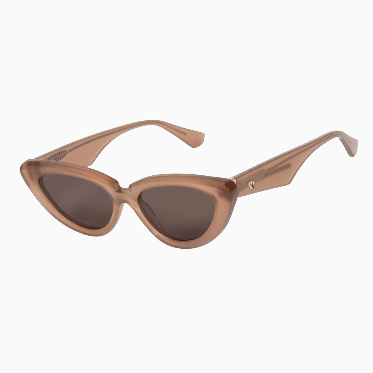 Valley - DAYZE - Chestnut w. Gold Metal Trim / Brown Lens