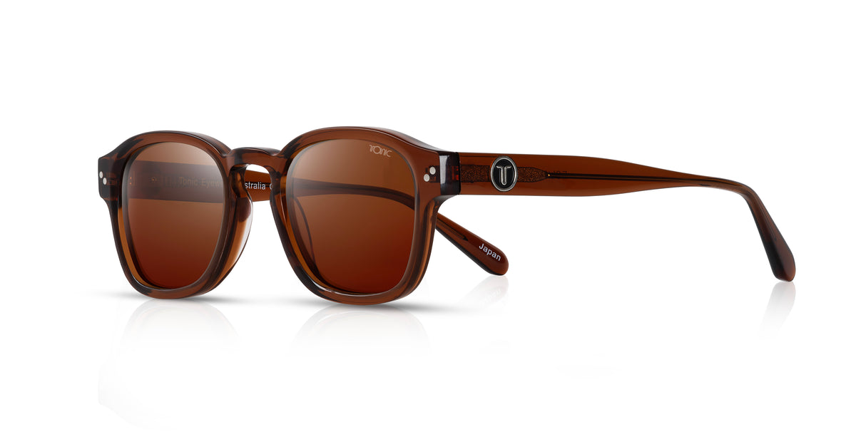 Tonic Eclipse Root Beer Brown - Blue Star Eyewear
