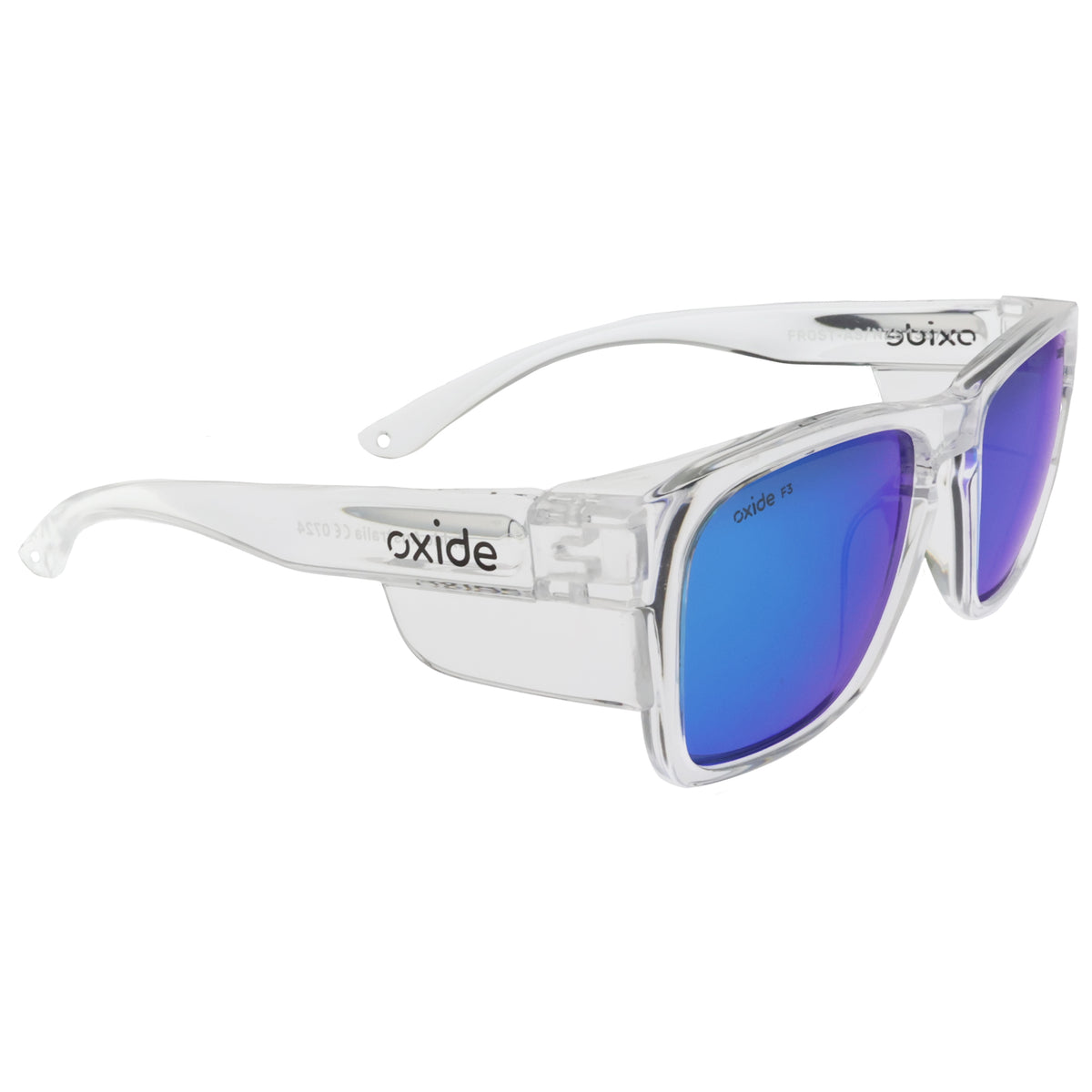 Oxide Frost Clear - Blue Mirror