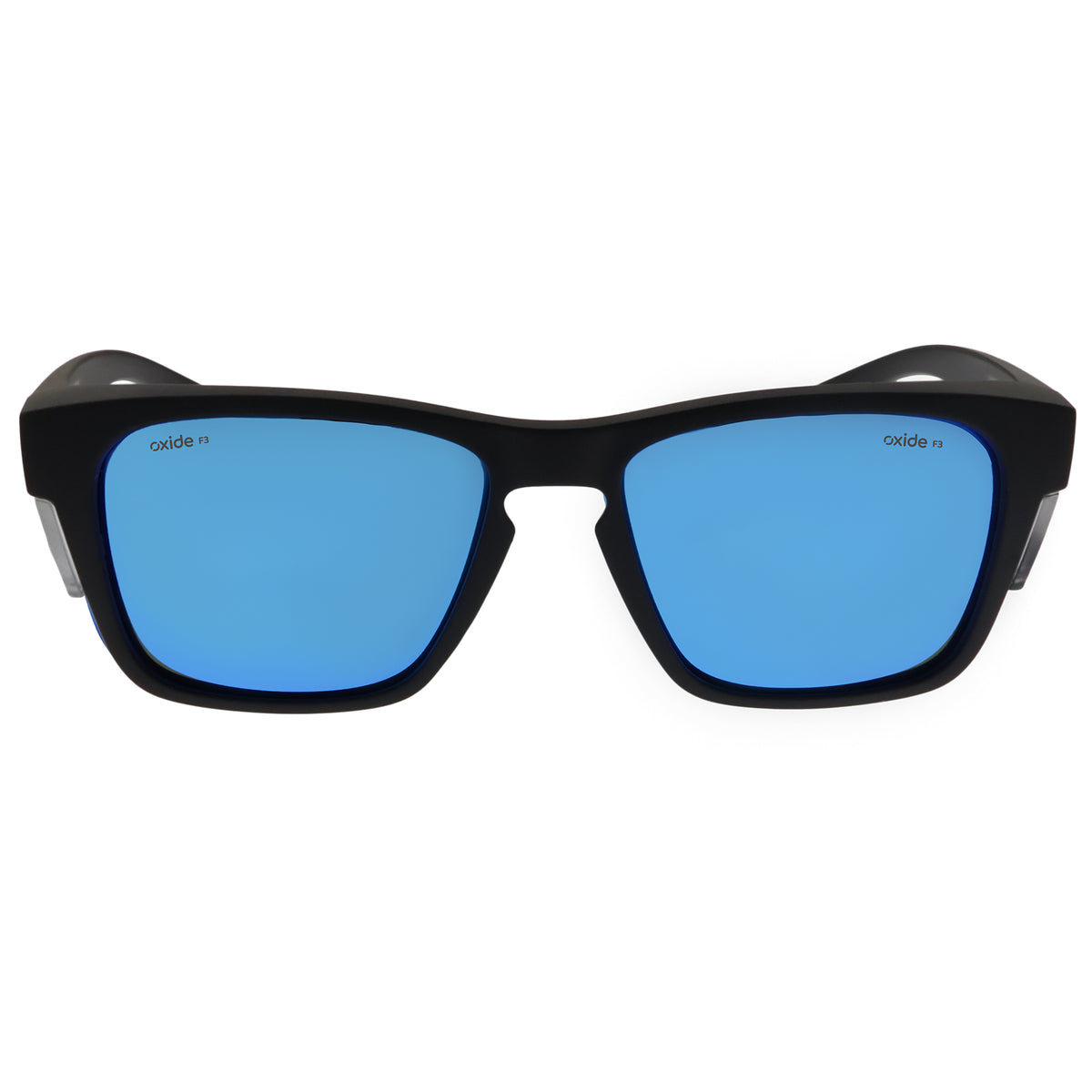Oxide Frost Matt Black - Blue Mirror
