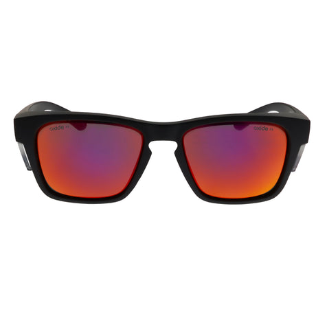 Oxide Frost Matt Black - Red Mirror - Blue Star Eyewear