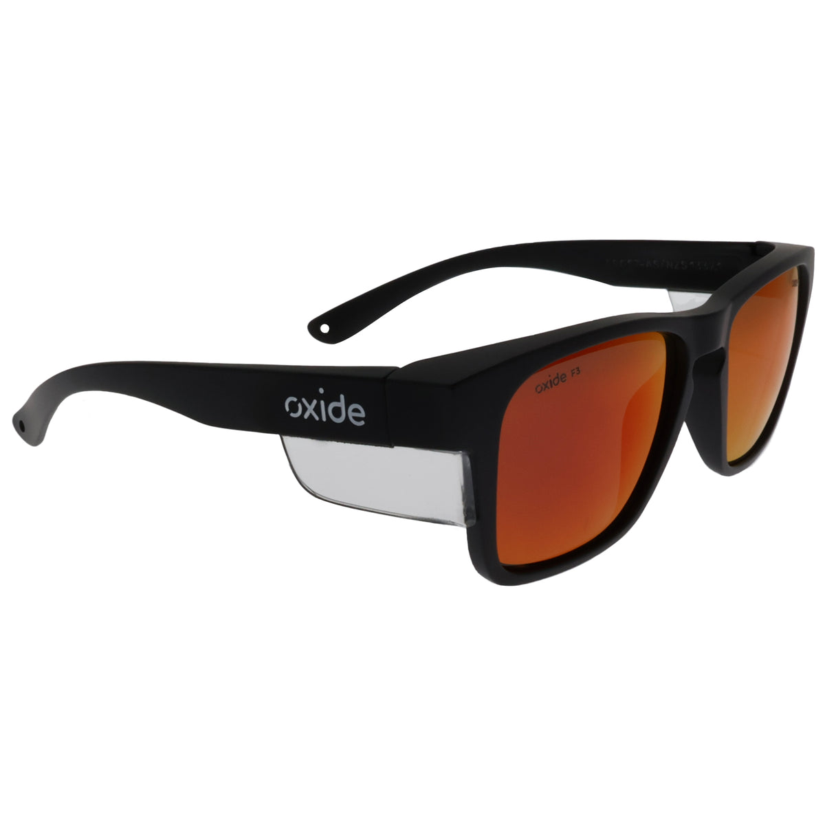 Oxide Frost Matt Black - Red Mirror - Blue Star Eyewear