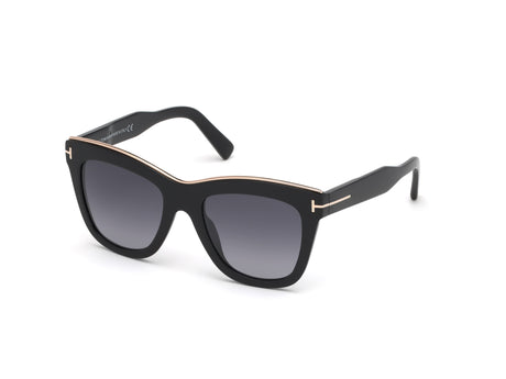 Tom Ford FT0685 Shiny Black / Smoke Mirror - Blue Star Eyewear