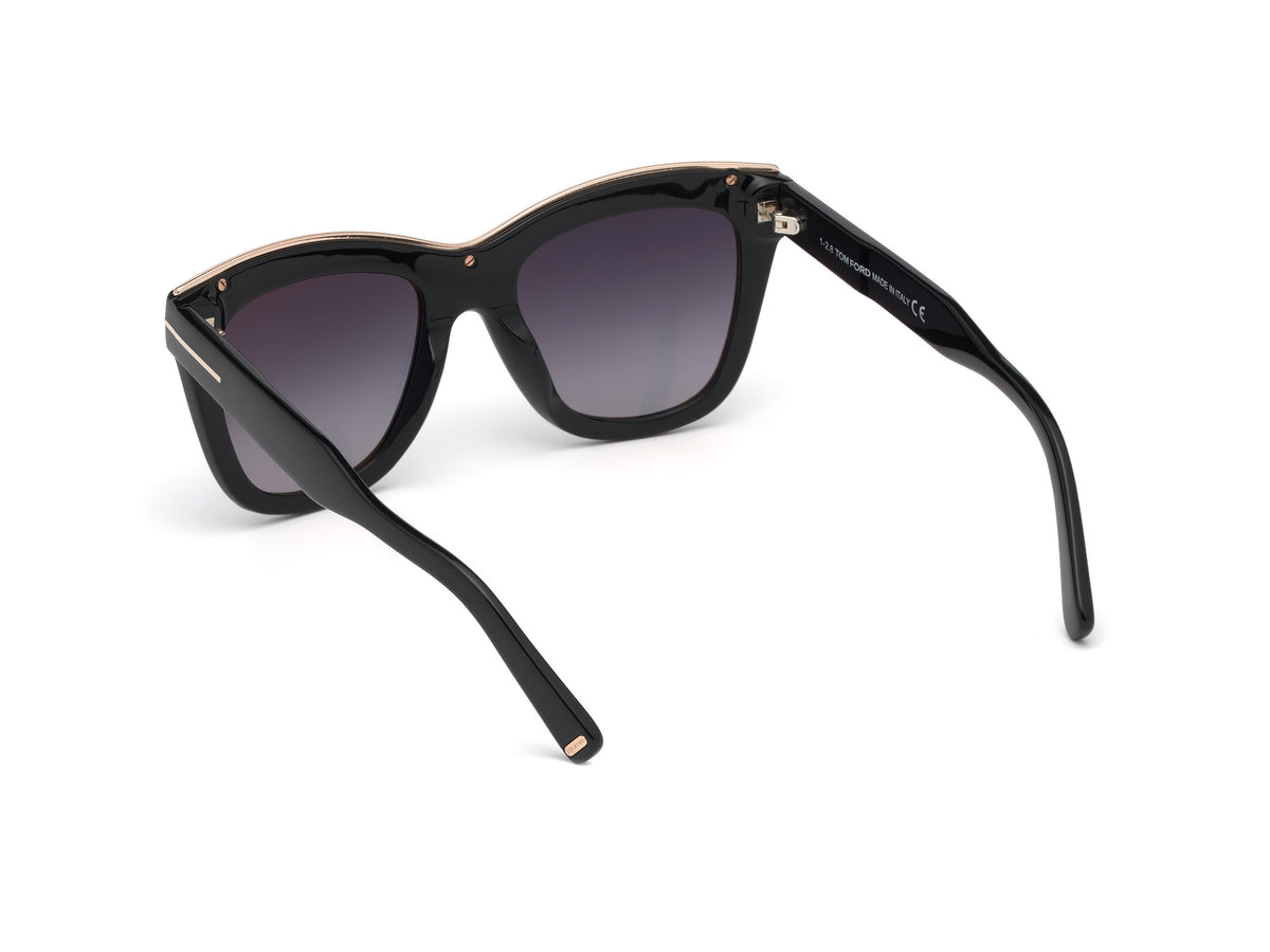Tom Ford FT0685 Shiny Black / Smoke Mirror - Blue Star Eyewear