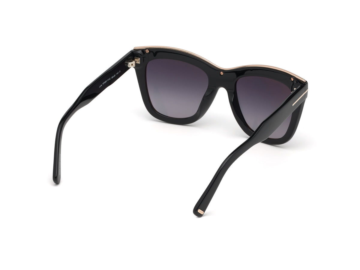 Tom Ford FT0685 Shiny Black / Smoke Mirror - Blue Star Eyewear
