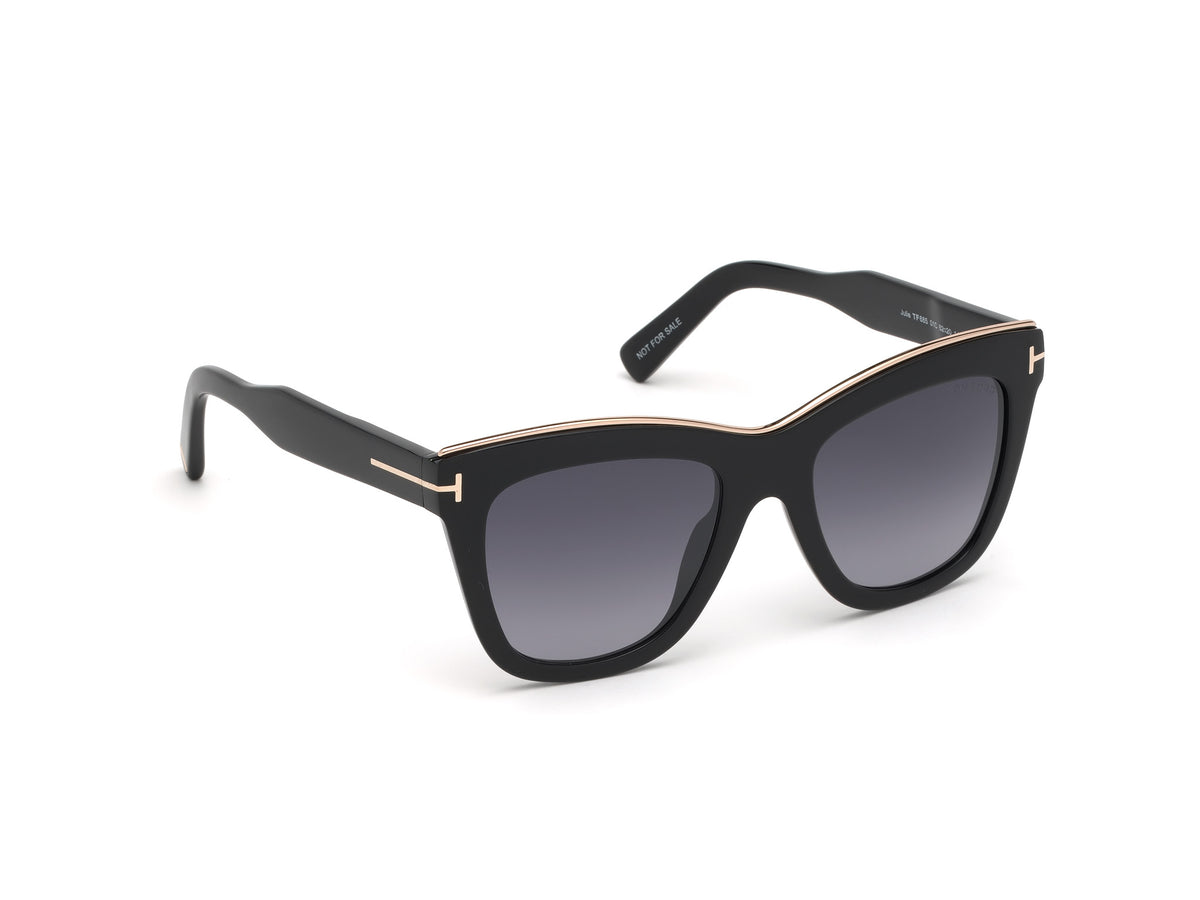 Tom Ford FT0685 Shiny Black / Smoke Mirror - Blue Star Eyewear
