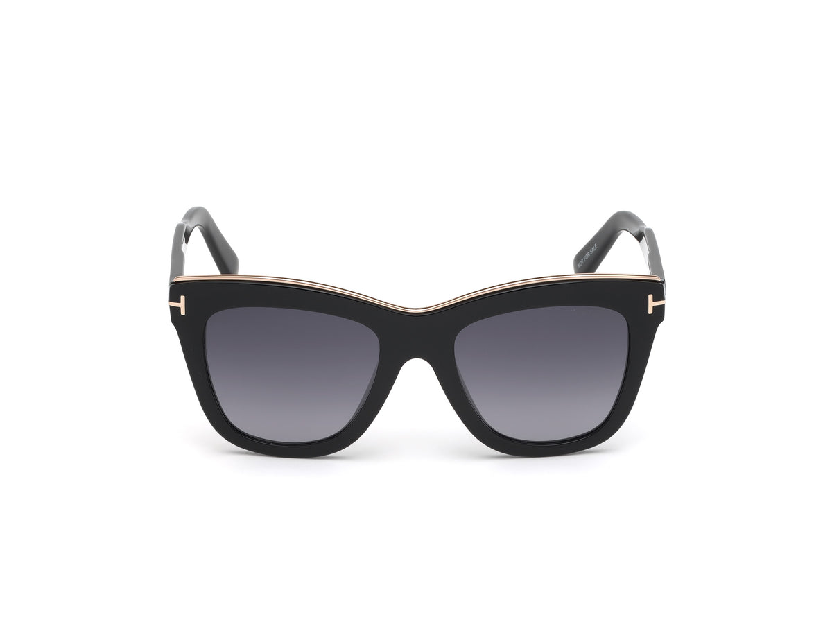 Tom Ford FT0685 Shiny Black / Smoke Mirror - Blue Star Eyewear