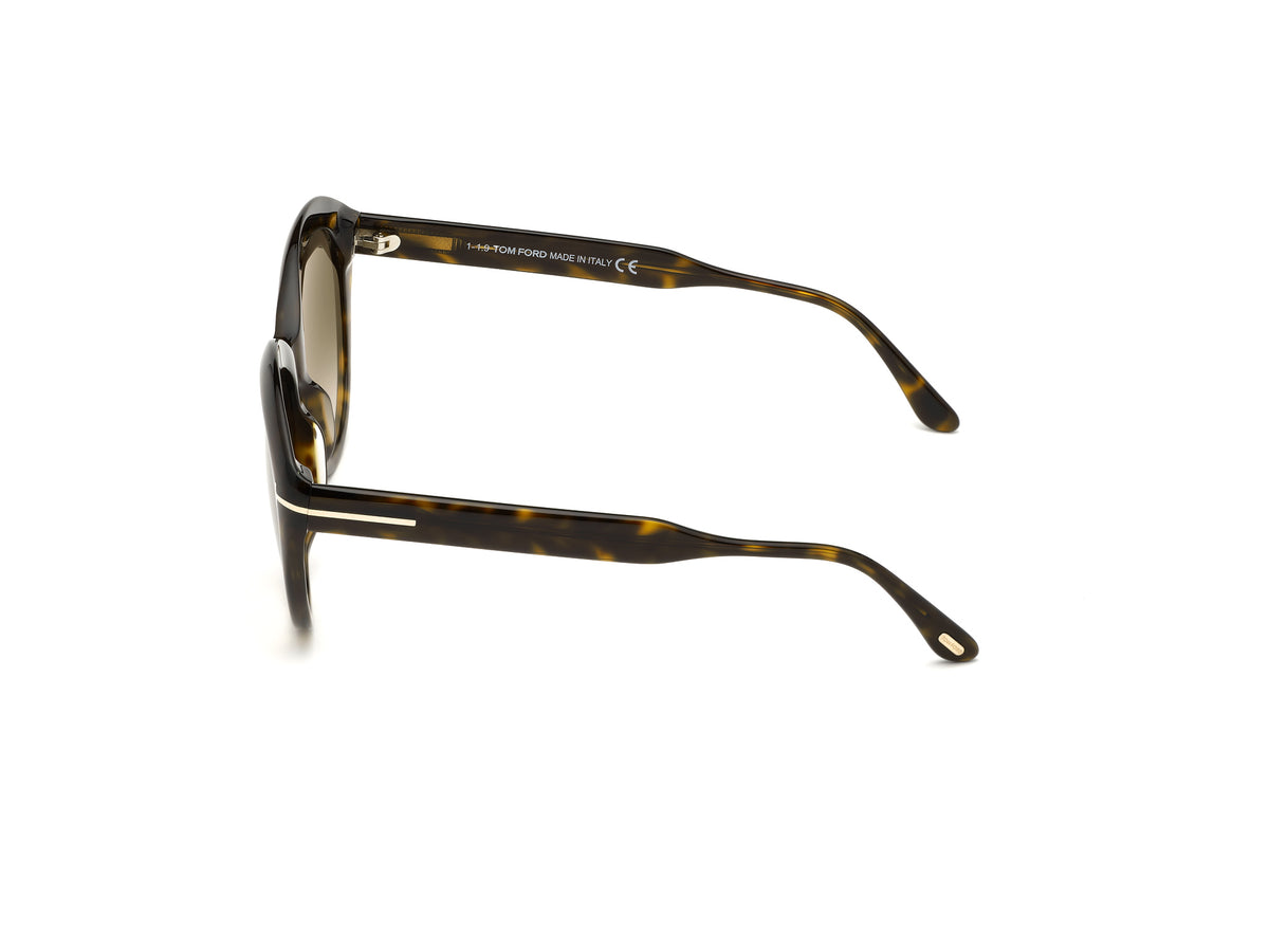 Tom Ford FT0763 Dark Havana / Gradient Roviex - Blue Star Eyewear