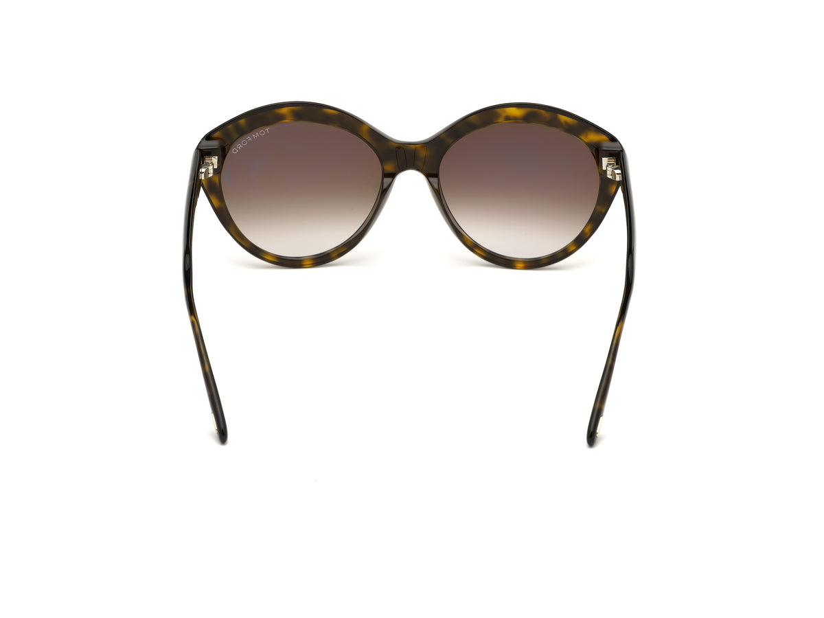 Tom Ford FT0763 Dark Havana / Gradient Roviex - Blue Star Eyewear