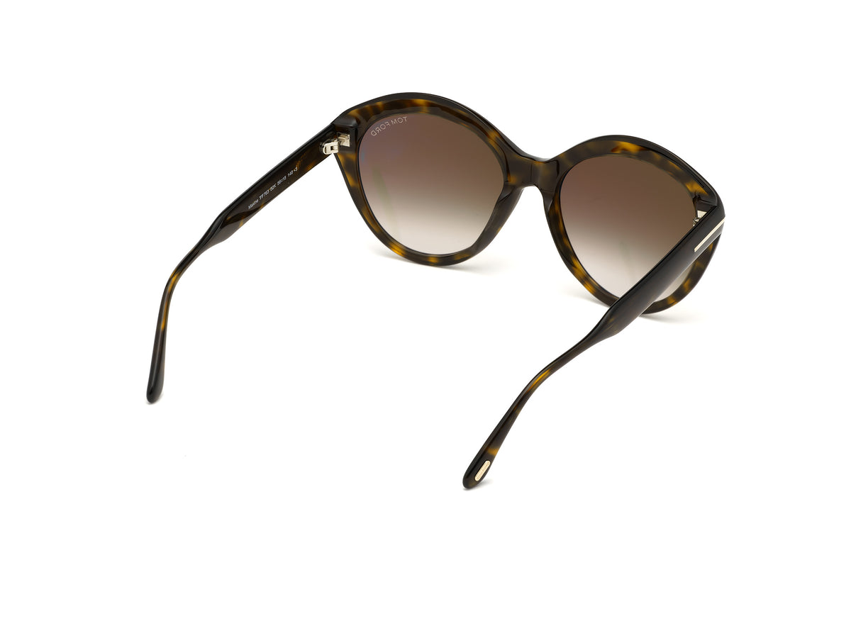 Tom Ford FT0763 Dark Havana / Gradient Roviex - Blue Star Eyewear