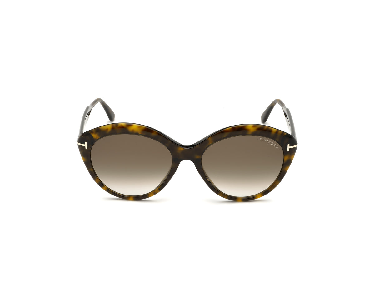 Tom Ford FT0763 Dark Havana / Gradient Roviex - Blue Star Eyewear