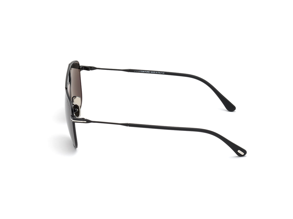 Tom Ford  FT0815 Len Black Metal/ Black Polarized Lenses 02D - Blue Star Eyewear