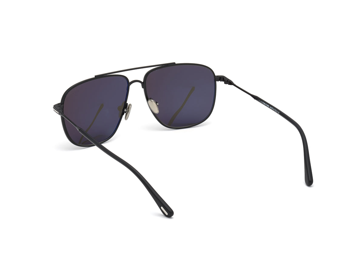 Tom Ford  FT0815 Len Black Metal/ Black Polarized Lenses 02D - Blue Star Eyewear