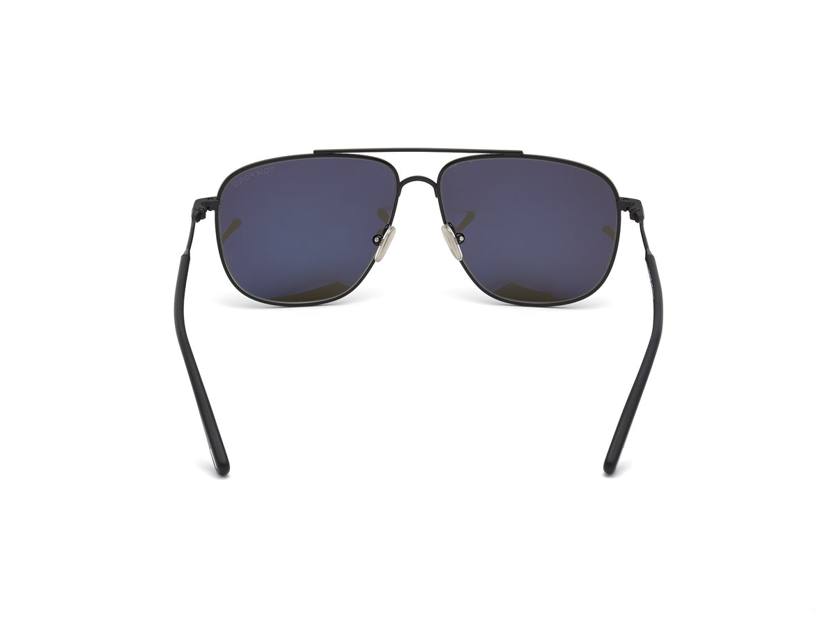 Tom Ford  FT0815 Len Black Metal/ Black Polarized Lenses 02D - Blue Star Eyewear