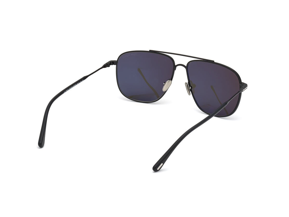 Tom Ford  FT0815 Len Black Metal/ Black Polarized Lenses 02D - Blue Star Eyewear