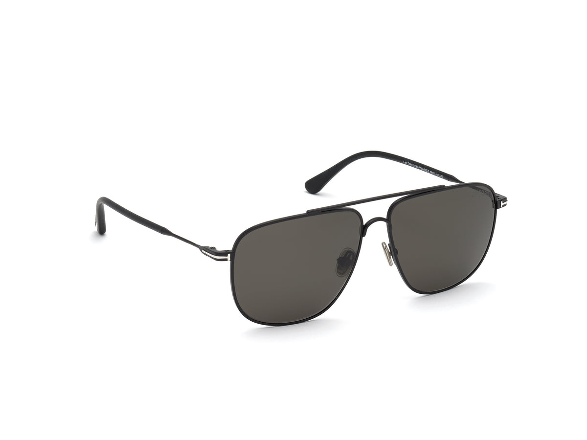 Tom Ford  FT0815 Len Black Metal/ Black Polarized Lenses 02D - Blue Star Eyewear