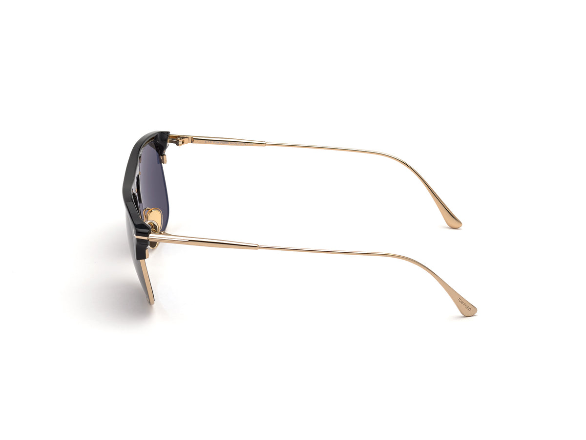 Tom Ford  FT0830 Lee 01A Black Gold/Black Lenses Catogry 3 - Blue Star Eyewear