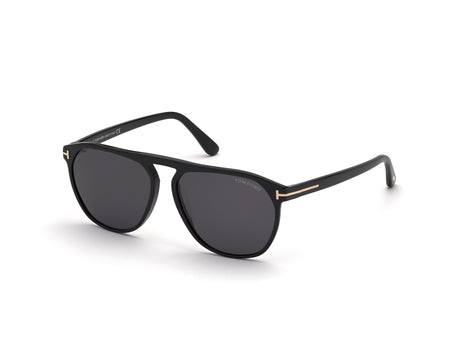 Tom Ford FT0835 58 01A Shiny Black/ Smoke - Blue Star Eyewear