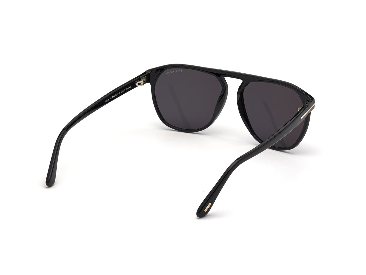Tom Ford FT0835 58 01A Shiny Black/ Smoke - Blue Star Eyewear