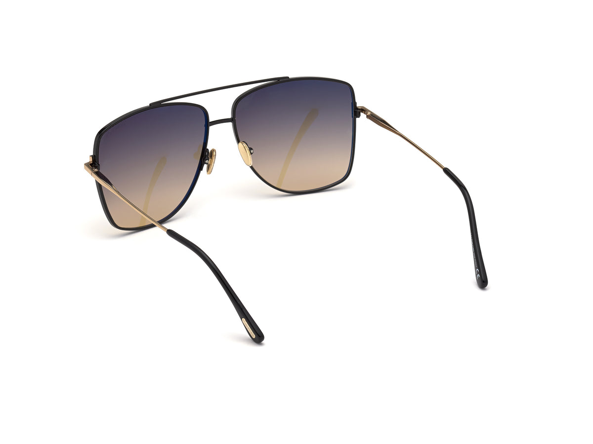 Tom Ford FT0838 Shiny Black / Gradient Smoke - Blue Star Eyewear