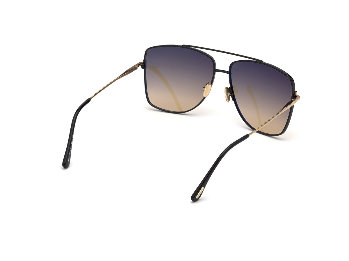 Tom Ford FT0838 Shiny Black / Gradient Smoke - Blue Star Eyewear