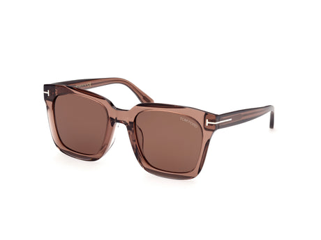 Tom Ford  FT0892-K Brown Square Acetate Sunglasses - Blue Star Eyewear
