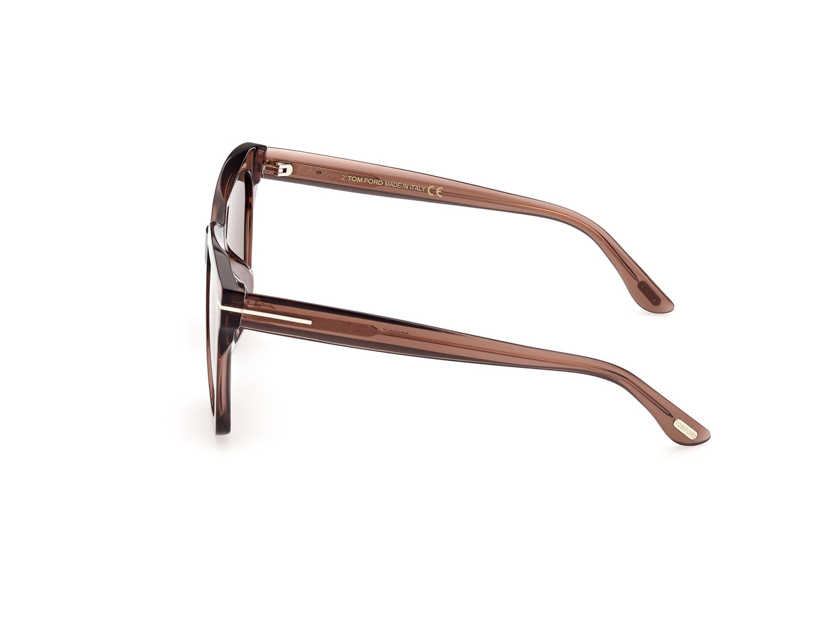Tom Ford  FT0892-K Brown Square Acetate Sunglasses - Blue Star Eyewear