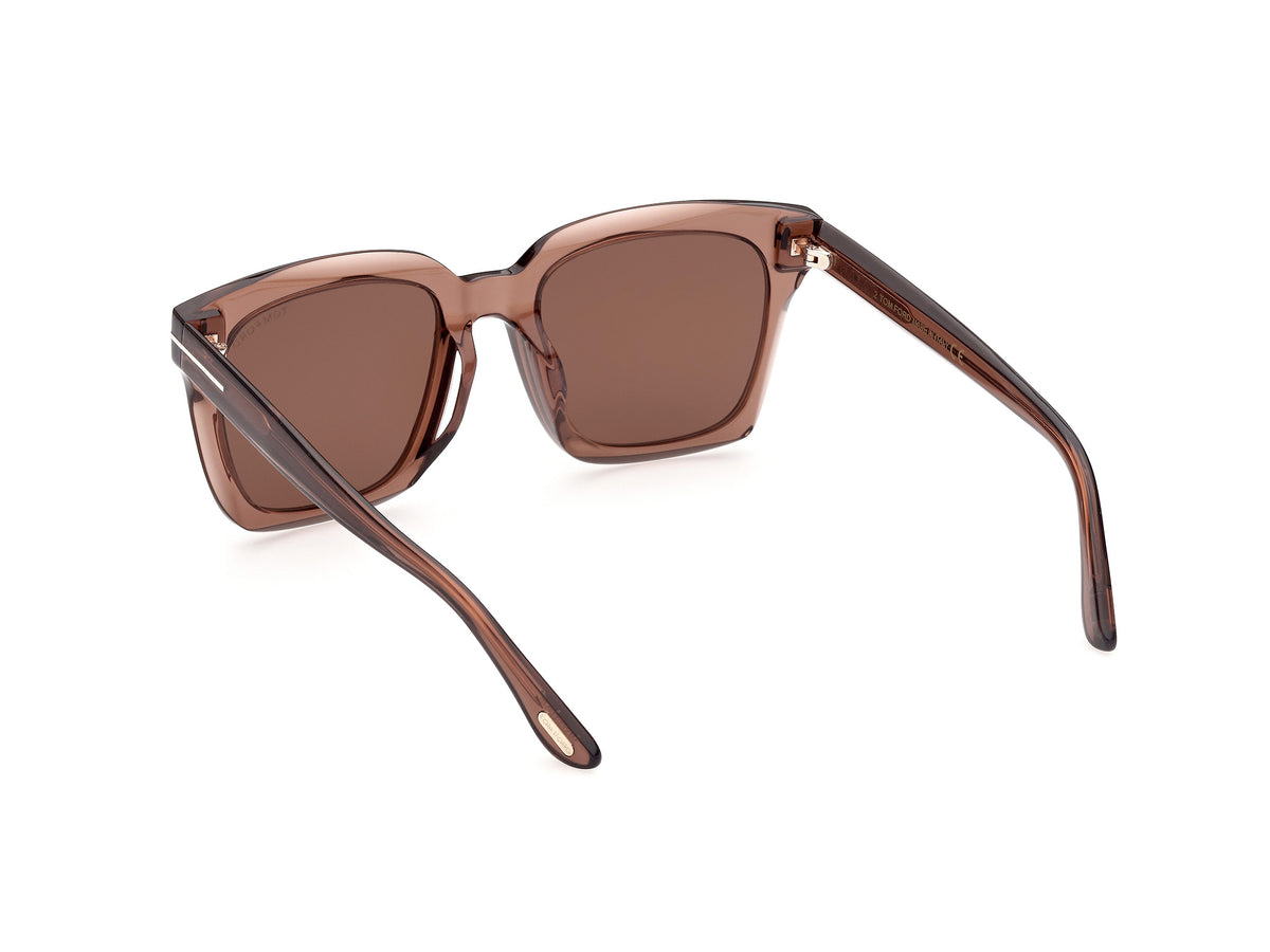 Tom Ford  FT0892-K Brown Square Acetate Sunglasses - Blue Star Eyewear
