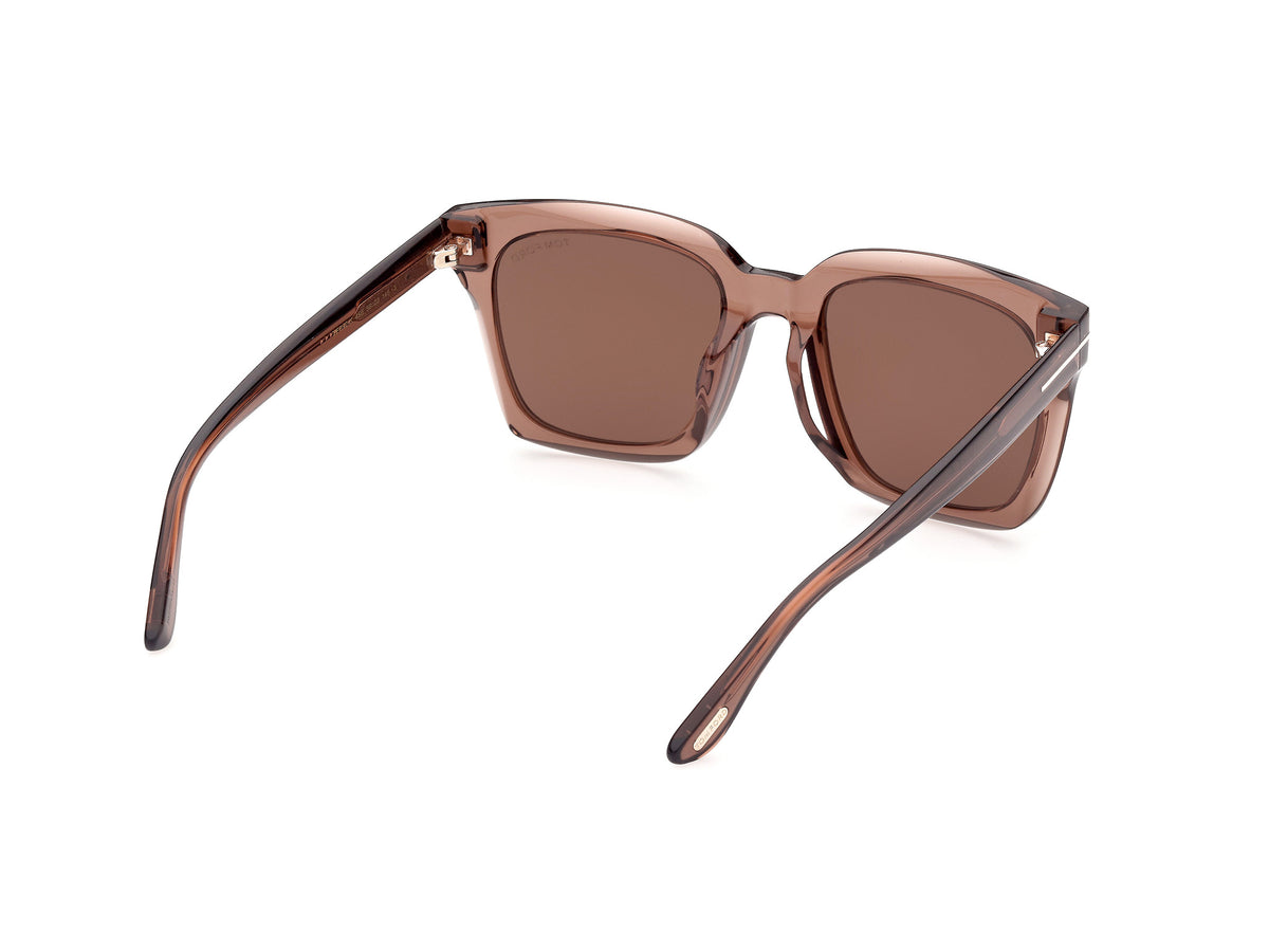 Tom Ford  FT0892-K Brown Square Acetate Sunglasses - Blue Star Eyewear
