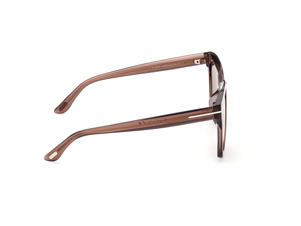 Tom Ford  FT0892-K Brown Square Acetate Sunglasses - Blue Star Eyewear