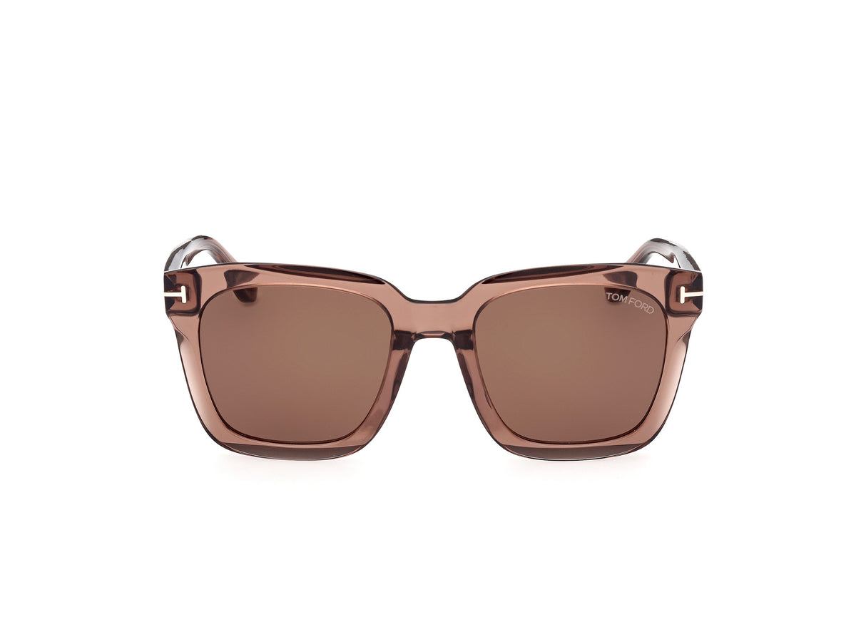 Tom Ford  FT0892-K Brown Square Acetate Sunglasses - Blue Star Eyewear