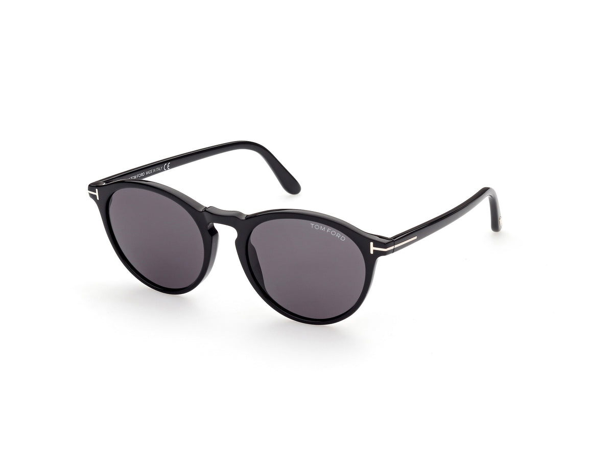 TOM FORD  Aurele FT0904-F5201A Shiny Black/ Smoke